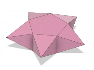 折纸星星盒子 3D 打印模型