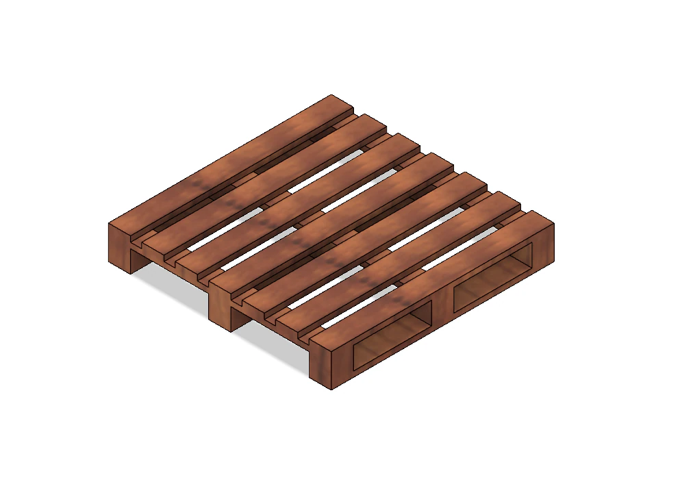 pallet coaster 3D Print Model .c4d .max .obj .3ds .fbx .stl .blend