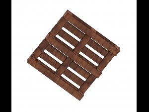 pallet coaster 3D Print Model