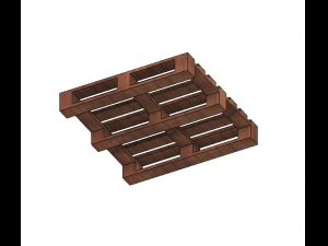 pallet coaster 3D Print Model