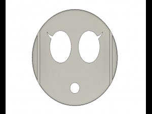 shy gal mask Modelo de impresión 3D