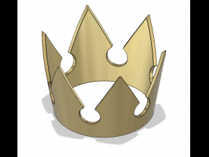 sora kingdom hearts crown 3D 프린트 모델