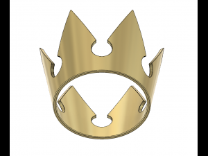 sora kingdom hearts crown 3D Print Model