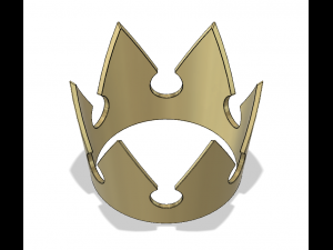 sora kingdom hearts crown 3D Print Model