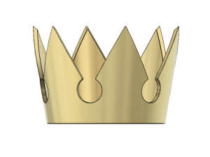 sora kingdom hearts crown 3D Print Model