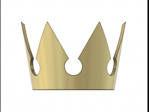 sora kingdom hearts crown 3D Print Model