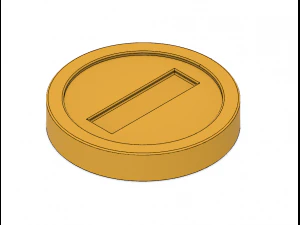 超级马里奥金币 3D 打印模型