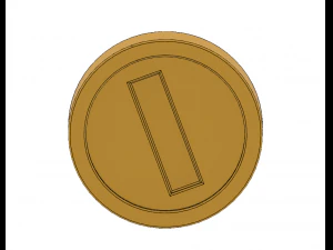 moedas do super m&aacute;rio Modelo de Impressão 3D