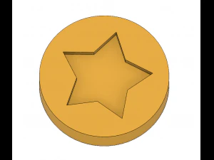 moedas do super m&aacute;rio Modelo de Impressão 3D
