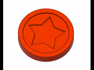 super mario coins 3D Print Model