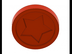super mario coins 3D Print Model