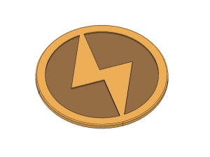 bombos ether and quake medallions and coasters lttp Model Cetak 3D