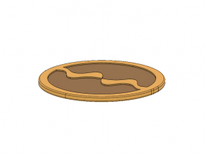 bombos ether and quake medallions and coasters lttp Model Cetak 3D