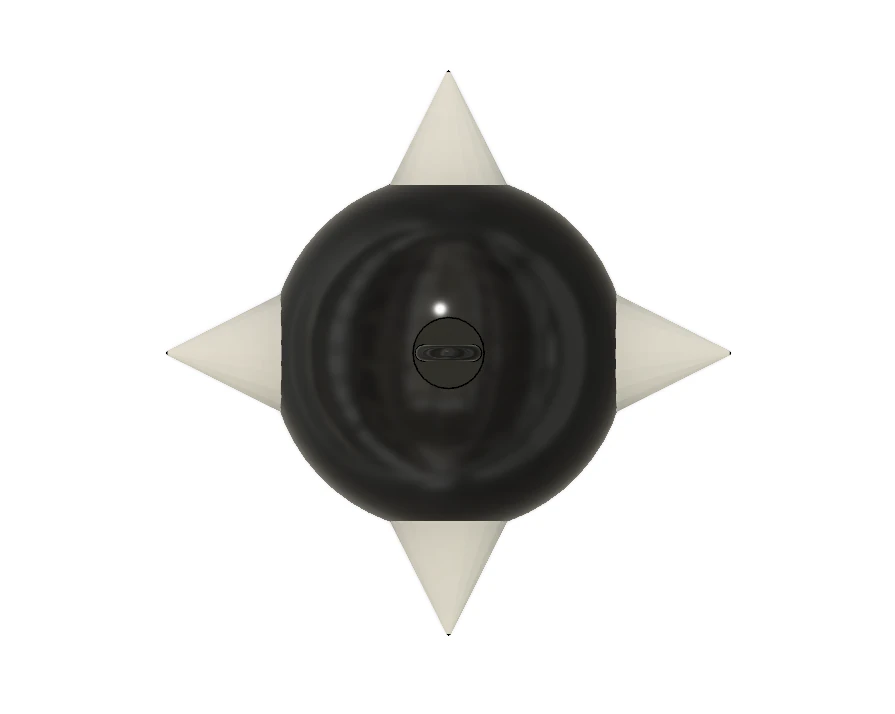 morning star ball 3D Print Model .c4d .max .obj .3ds .fbx .stl .blend 