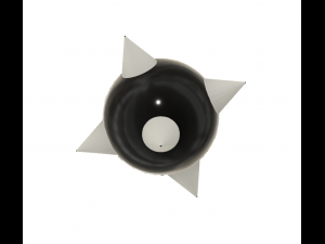 morning star ball 3D 프린트 모델