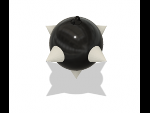 morning star ball 3D 프린트 모델