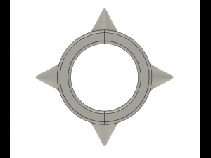 team yell bracelets and button - sword and shield Modèles 3D en vedette