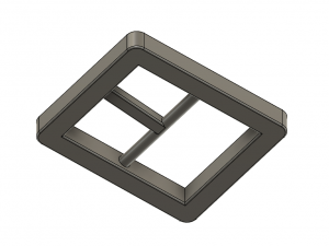 mii fighter belt and buckle smash ultimate 3D Принт Модель