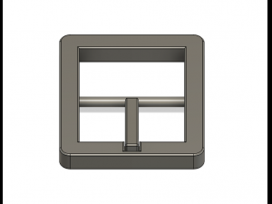 mii fighter belt and buckle smash ultimate 3D Принт Модель