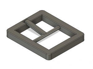 mii fighter belt and buckle smash ultimate 3D Принт Модель