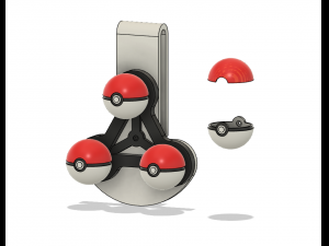 sword and shield gym leader ball holder Modelo de impresión 3D