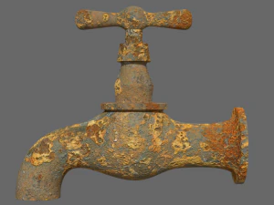 corroded tap 3D Model