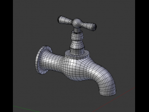 corroded tap 3D मॉडल