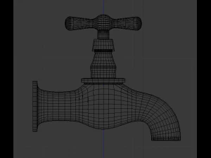 corroded tap 3D Model