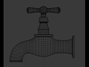 corroded tap 3D Model