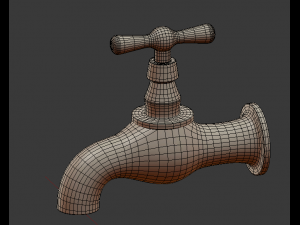 corroded tap 3D मॉडल