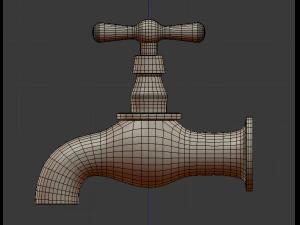 corroded tap 3D Model