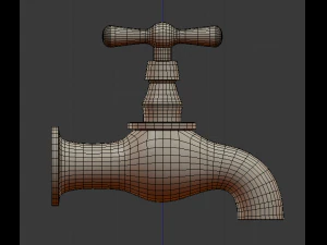 corroded tap 3D Model
