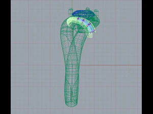 anel elegante com &aacute;gua marinha 17 Modelo de Impressão 3D