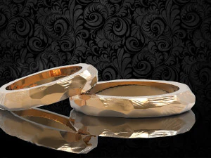 crumpled ring 3D Print Model
