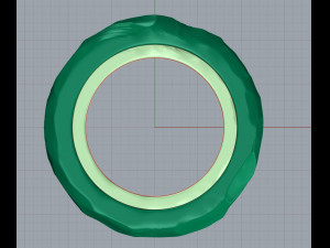 crumpled ring 3D 프린트 모델