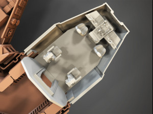 millenium falcon 3D 모델