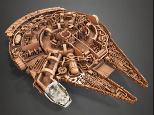 millenium falcon 3D Model