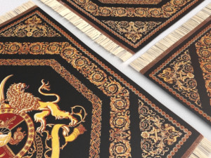 ghom silk carpet sighned vafai 3D Model