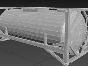 iso tank container 20 3D-Modell