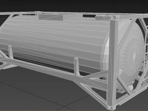iso tank container 20 3D Model