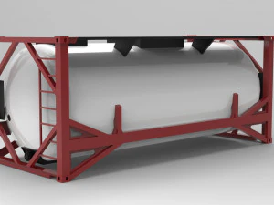 contenitore serbatoio iso 20 Modello 3D