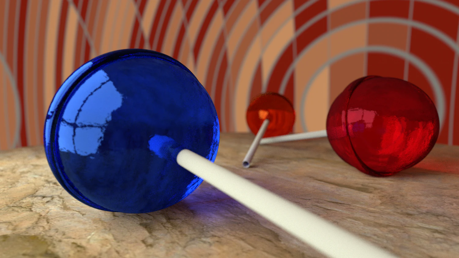 lollipops 3D Model .c4d .max .obj .3ds .fbx .stl .blend
