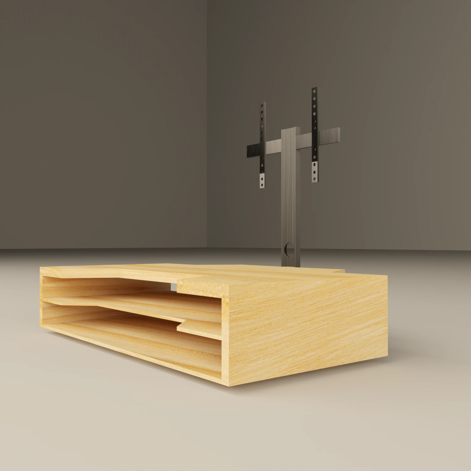 tv stand 3D Model .c4d .max .obj .3ds .fbx .stl .blend