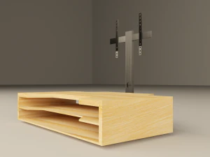 soporte de televisi&oacute;n Modelo 3D