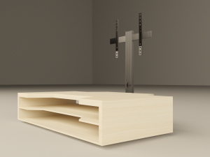 tv stand 3D मॉडल
