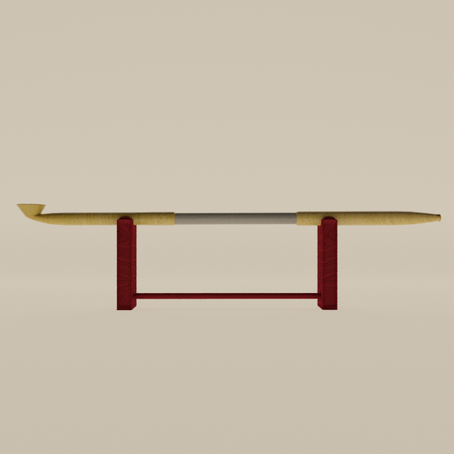 kiseru 3D Модель .c4d .max .obj .3ds .fbx .stl .blend 