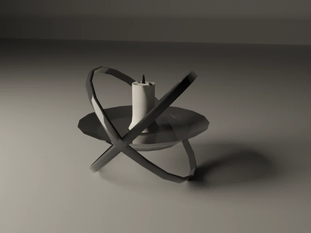 candle 3D Model .c4d .max .obj .3ds .fbx .stl .blend 