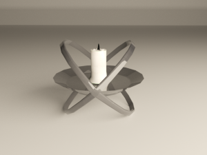 candle Modelo 3D