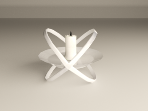 candle Modelo 3D