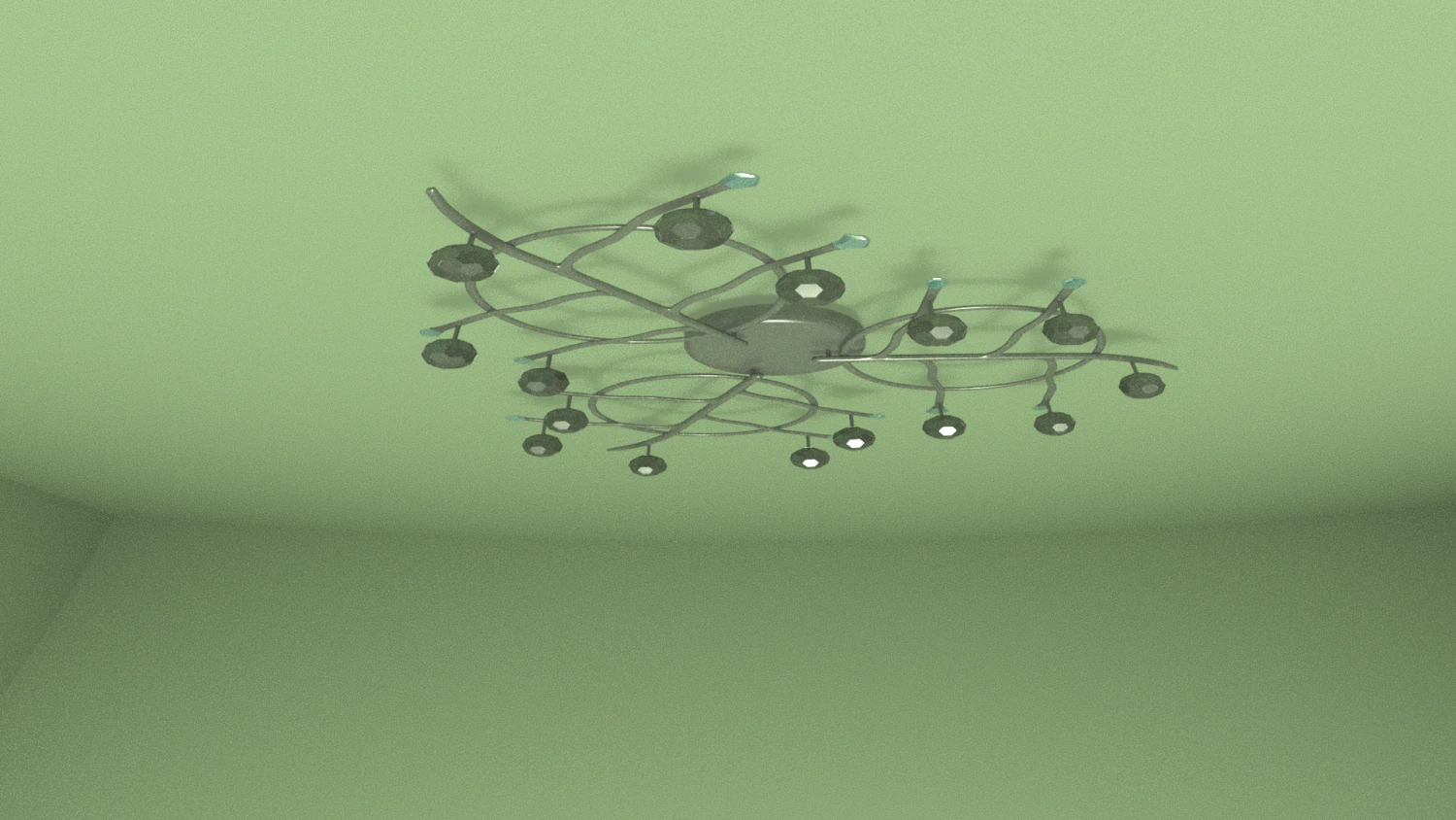 chandelier 3D Model .c4d .max .obj .3ds .fbx .stl .blend